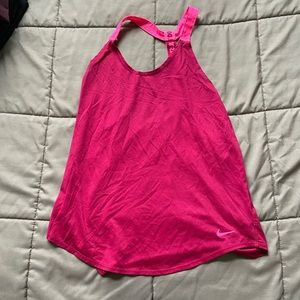 Nike Dark Pink Running Tank